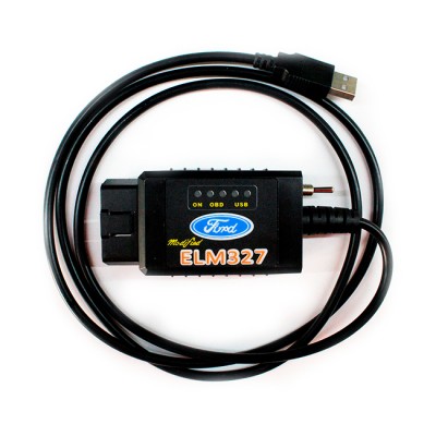 ELM327 USB с переключателем HS/MS шины (чип FTDI)